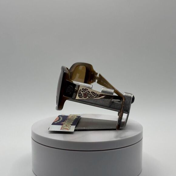 NOS Vintage Y2K Designer Sunglasses | Jessica McClintock | Tortoise/Gold Square main image 4